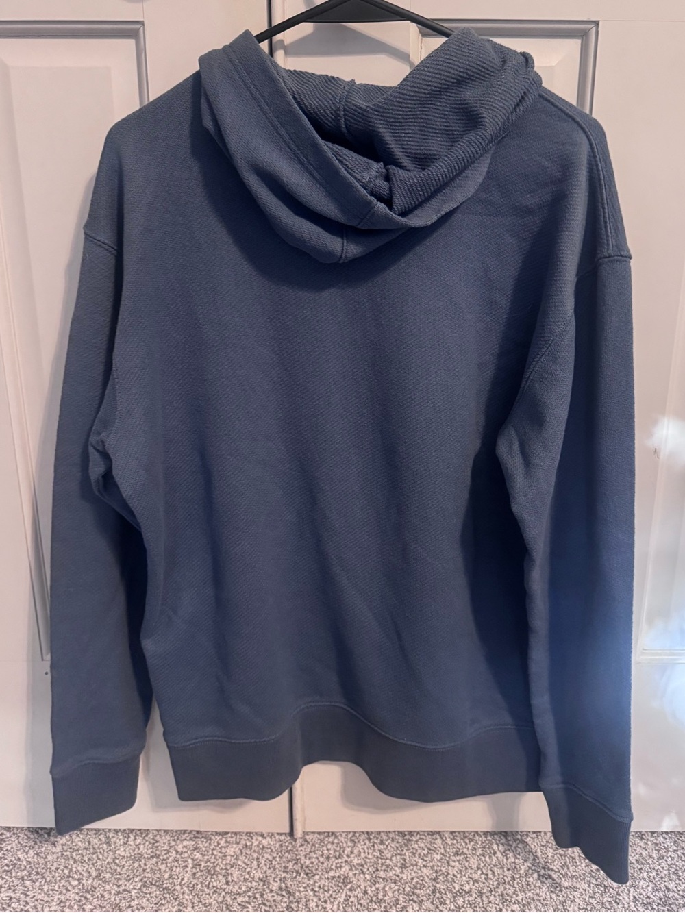 GAP Men's Medium Slate Blue Hooded Sweatshirt, NWOT - Picture 5 of 5